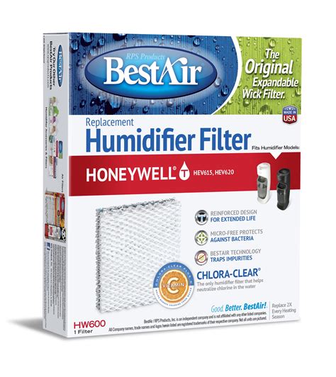 Bestair Hw Replacement Wick Humidifier Filter For Honeywell