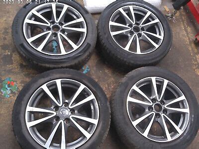 2015 TOYOTA AVENSIS T270 17 ALLOY WHEELS 2 TYRES NEED