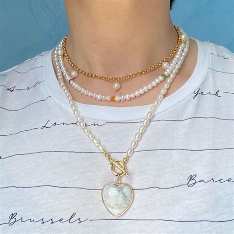 Цепочка с натуральным жемчугом в интернет-магазине на Ярмарке Мастеров ...