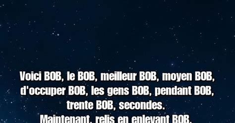 Voici BOB le BOB meilleur Blagues et les meilleures images drôles