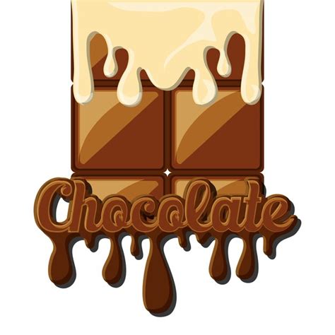 Premium Vector Chocolate Bar Melted Icon