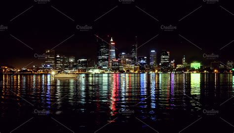 City Night Landscape Photo | Architecture Stock Photos ~ Creative Market