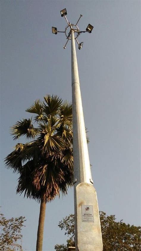 Led Sodium Beacon Mtr High Mast Lighting Pole At Rs In Howrah