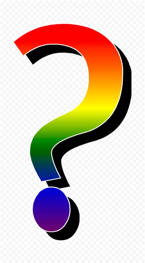 Rainbow Question Mark