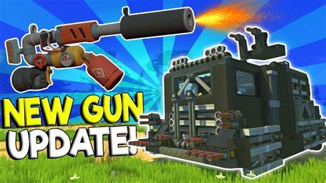 New Spud Gun Destruction Update Scrap Mechanic Gameplay Spud Gun