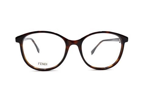 New Fendi Ff 0299 086 Dark Havana Authentic Eyeglasses Frame Rx 54 15 Wcase 9f Eyeglass Frames