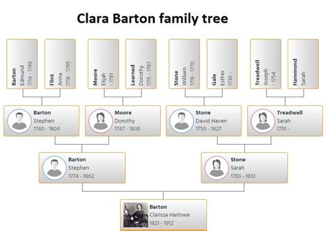 Clara Barton Family Tree