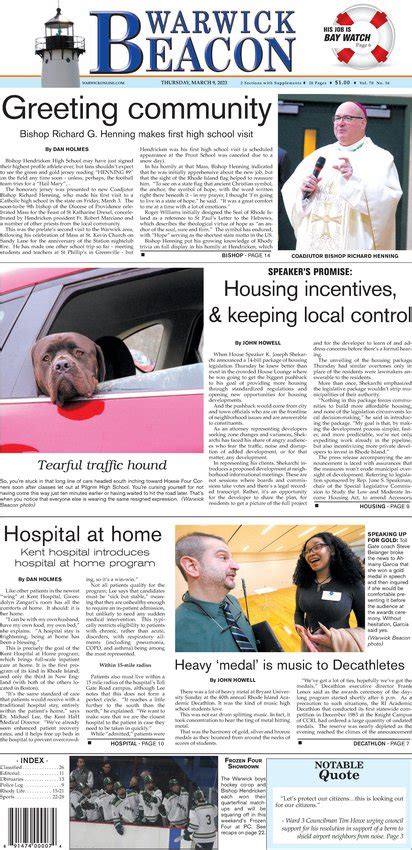 March E Edition Cranston Herald