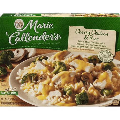 Marie Callender S Cheesy Chicken And Rice 13 Oz Meat Seafood And Poultry Market Basket