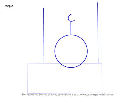 How To Draw A Mosque Step By Step