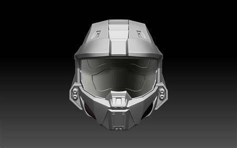 HALO Spartan Helmet 3D model 3D printable | CGTrader