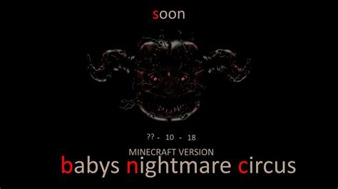 Minecraft Babys Nightmare Circus Official Trailer Youtube