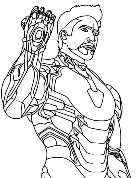 Avengers Endgame Coloring Pages - Coloring Home