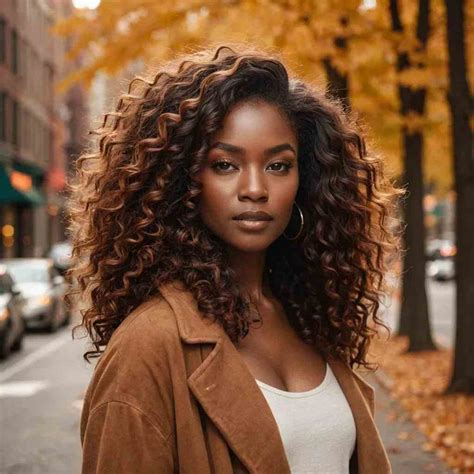 Stunning Fall Hair Colors For Women With Dark Skin Tones Elevate