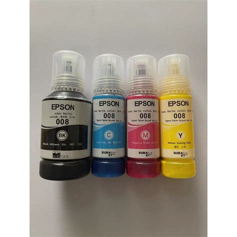 Refilled Epson Ink Black Cyan Yellow Magenta Pigment Ink For