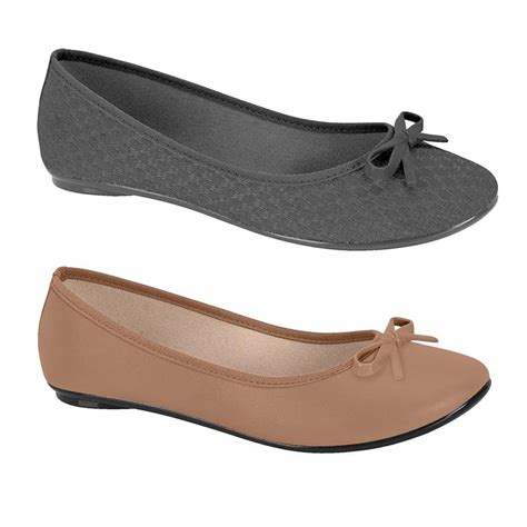 Kit Pares de Sapatilhas Moleca Laço Frontal Cores Nude e Preto Preto Marrom