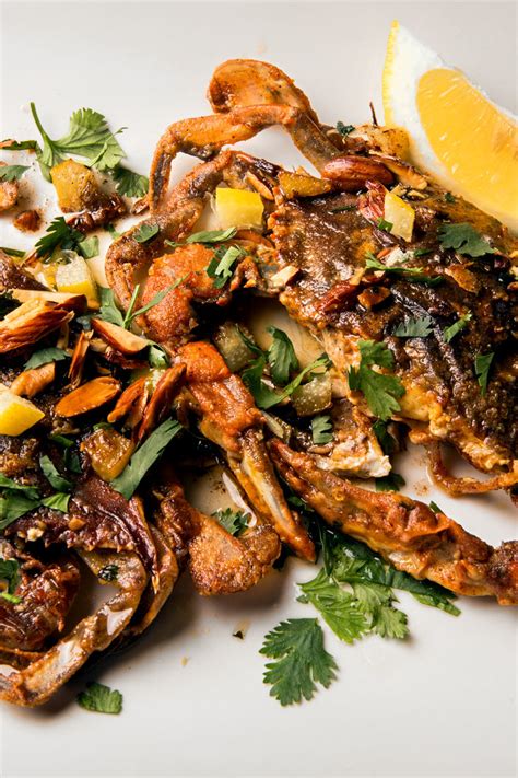 Soft-Shell Crab With Preserved Lemon and Almonds Recipe - NYT Cooking