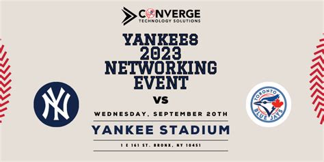 Yankees 2023 Networking Event