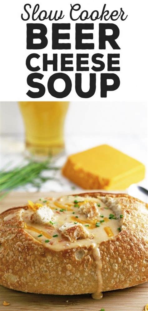 Slow Cooker Beer Cheese Soup The Thirsty Feast