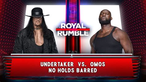 WWE 2K23 Undertaker Vs Omos WrestleMania YouTube