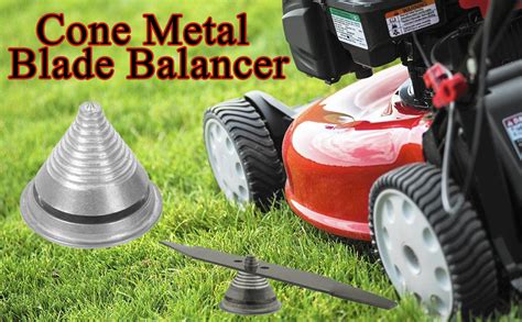 Multisland 1 Pack Lawn Mower Blade Balancer Lawnmower Accessories Universal Metal