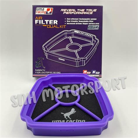 Ready Stock Uma Racing Dual Kit Air Filter Rs Y Zr Lc N