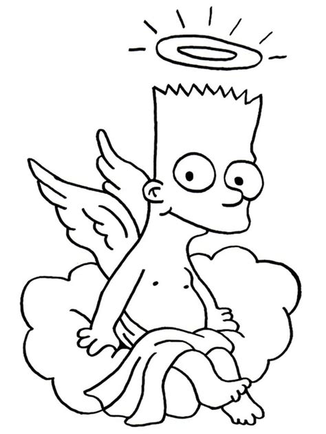 Dibujos De Bart Simpson Para Colorear Para Colorear Pintar E