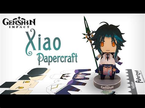 Paperized Crafts Genshin Impact Xiao Papercraft Paper