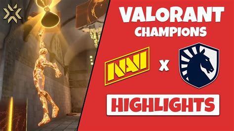 Navi Vs Team Liquid Highlights Valorant Champions Youtube