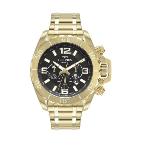 Relogio Technos Masculino Legacy Dourado Js Cq P Shopee Brasil