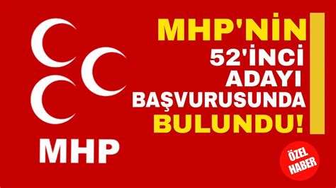 MHPnin 52 adayı başvurusunu yaptı Afyon Haber Odak Gazetesi Son