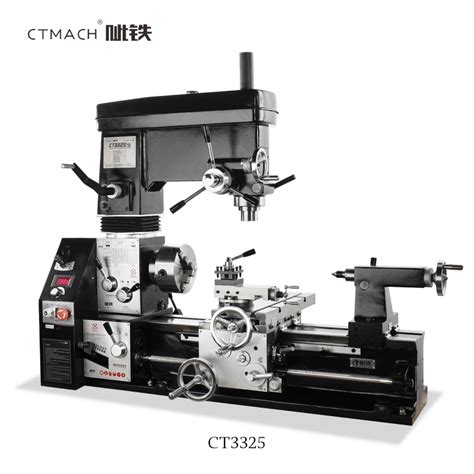 Multi Purpose Bench Lathe CT3325 Mini Combination Metal Lathe Milling