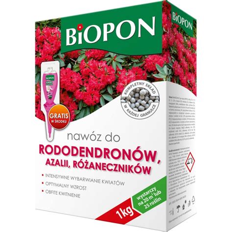 Biopon Naw Z Do Rododendron W Azalii I R Anecznik W Kg Sklep