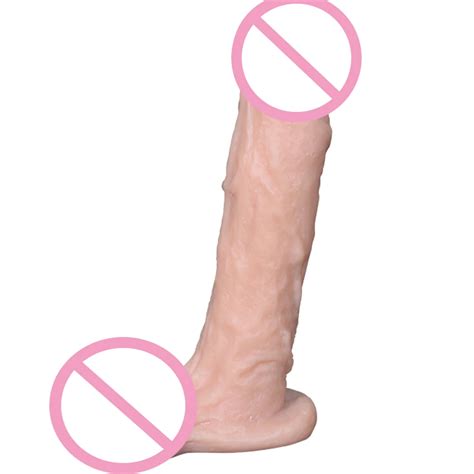 Realistic Big Dildo Silicone Flexible Penis Rubber Dildo Sexy Doll