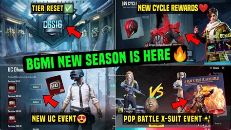 Bgmi New Season Date Tier Rewards Bgmi C616 Tier Reset And Cycle