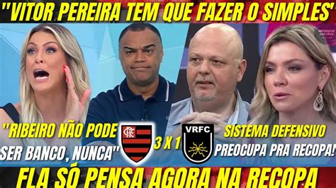 SISTEMA DEFENSIVO PREOCUPA PRA RECOPA FLAMENGO 3x1 VOLTA REDONDA