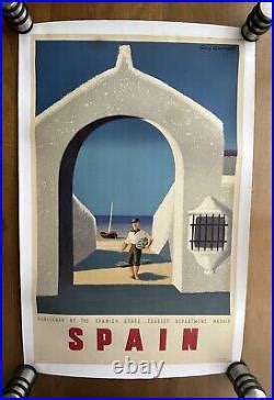 Affiche Ancienne Originale Spain Guy Georget