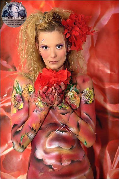 Bodypaint Bodypainting Rose Rosen Dornroeschen Tapete Airbrush Live