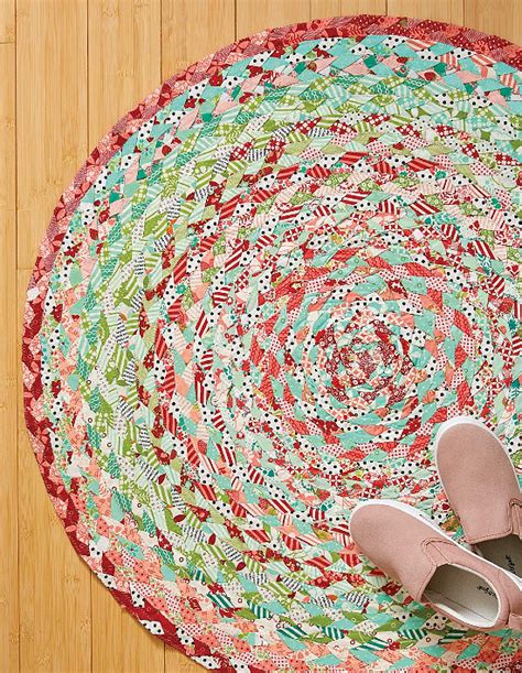 Braid Strips Together for a Pretty Rug - Quilting Digest