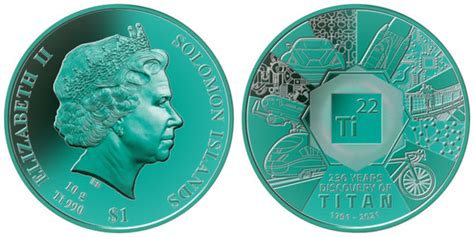 1 Dollar Elizabeth II Titan Salomonen Numista