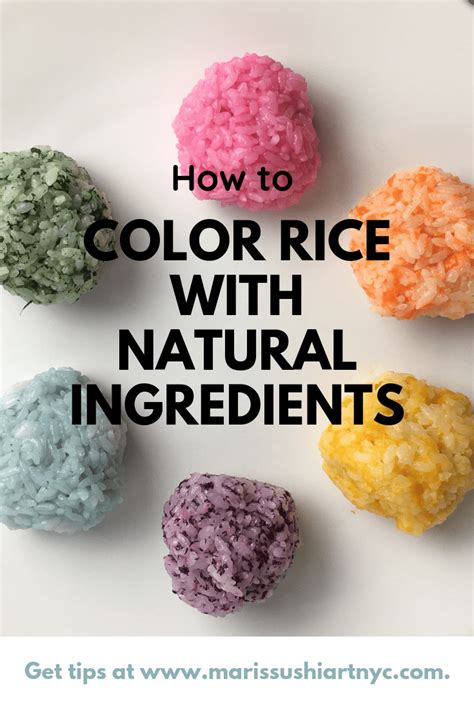 How to color rice with Natural ingredients