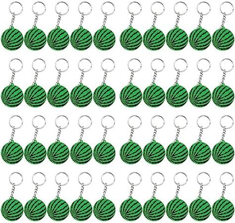 Amazon Elecrainbow Pack Watermelon Keyring Pack Party Favor For