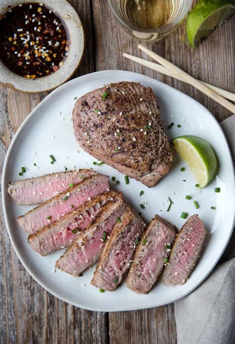 Grilled Tuna In Flank Steak Marinade Recipe Dandk Organizer