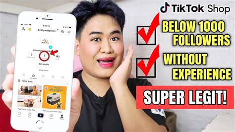 HOW TO BE A TIKTOK SHOP AFFILIATE WITH LESS THAN 1000 FOLLOWERS Step