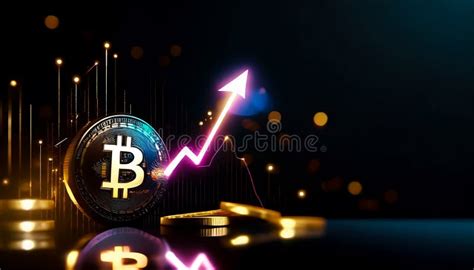 Bitcoin Background Concept, Bitcoin Chart Illustration, Btc ...