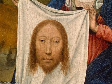 Kunstreproduktionen Heilige Veronica Detalj Von Hans Memling 1430