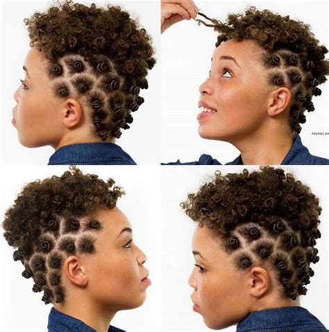 Short Natural Hairstyles Bantu Knots Best Hairstyles Diy