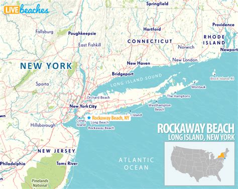 Map of Rockaway Beach, New York - Live Beaches