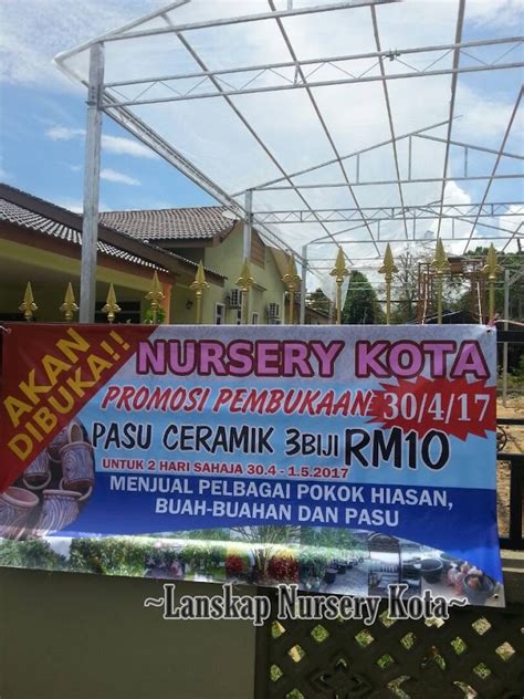 Promosi Pembukaan Lanskap Nursery Kota