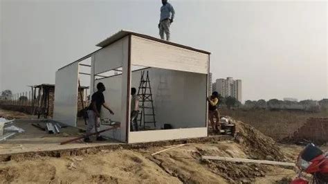 Steel Single Slope Puff Panel Porta Cabin For Site Office At Best